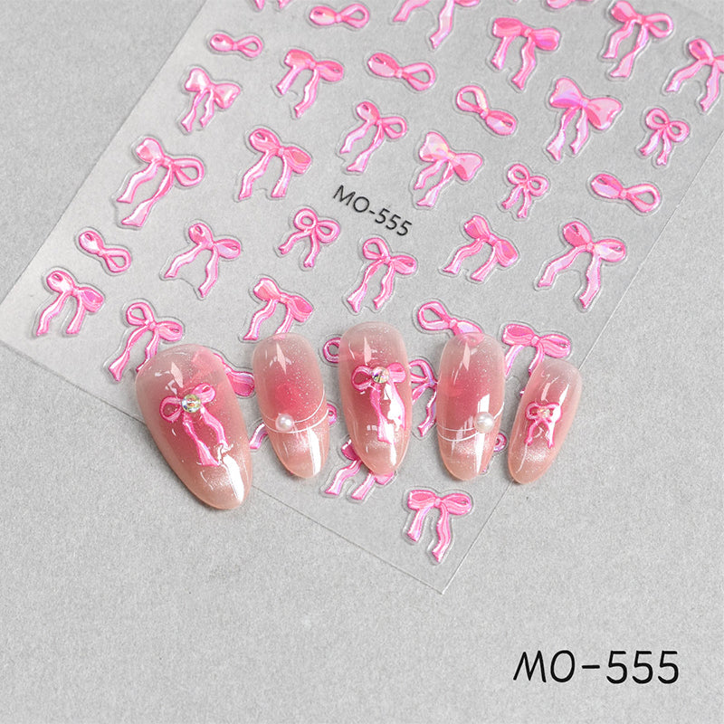 Bowknot 3D Nail Sticker MO-555