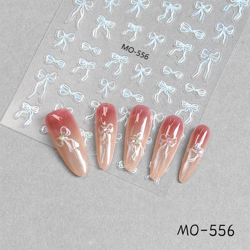 Bowknot 3D Nail Sticker MO-556