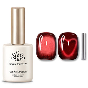 Glass Cat Magnetic Gel MY153 Wishing Apple 15ml Gel Nail Polish BORN PRETTY