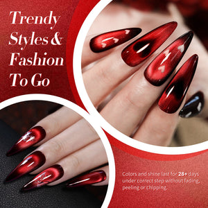 Glass Cat Magnetic Gel Polish MY153 Wishing Apple 15ml Gel Nail Polish BORN PRETTY