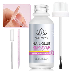 Nail Tips Glue Gel Debonder Remover Gel Nail Polish BORN PRETTY Nail Glue Remover 50ml