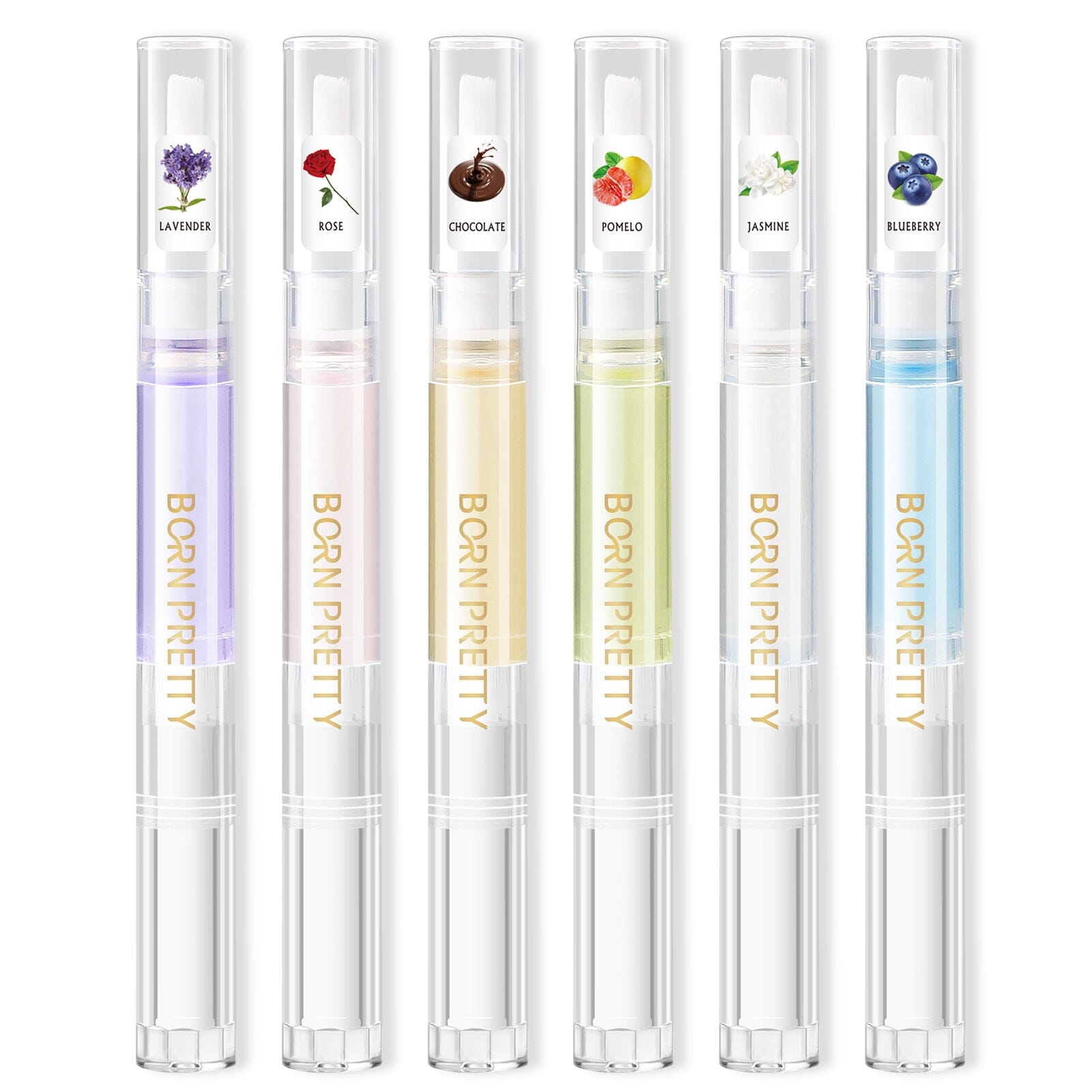 6pcs Nail Cuticle Oil Pen Set Tools & Accessories BORN PRETTY