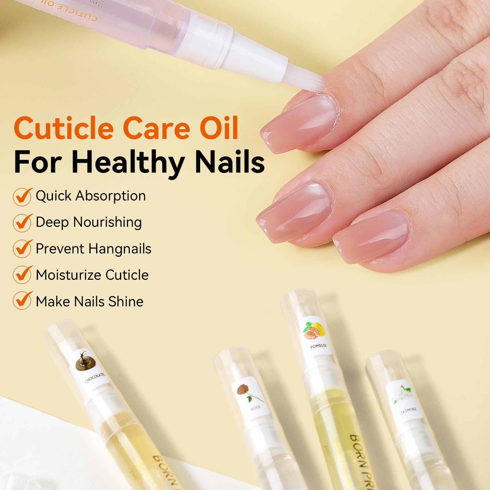 6pcs Nail Cuticle Oil Pen Set Tools & Accessories BORN PRETTY