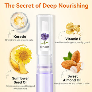 6pcs Nail Cuticle Oil Pen Set Tools & Accessories BORN PRETTY