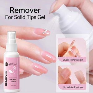 Remover For Solid Tips Gel 55ml Nail Care UR SUGAR