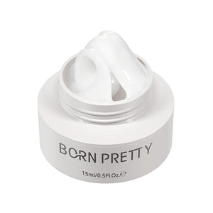 Non‑Stick Hand Builder Gel #02 Milky White 15ml Extension Nail Gel BORN PRETTY