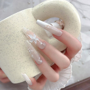 30pcs Lily Flowers Plastic Nail Art Decorations Clearance No Brand