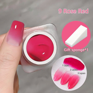 Pat Painting Gel 8ml #2 Green with Sponge Clearance No Brand