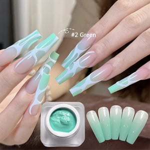 Pat Painting Gel 8ml #2 Green with Sponge Clearance No Brand