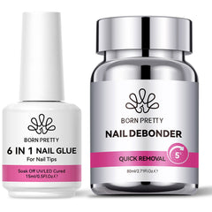 Nail Debonder Quick Removal 80ml Gel Nail Polish BORN PRETTY Set 03