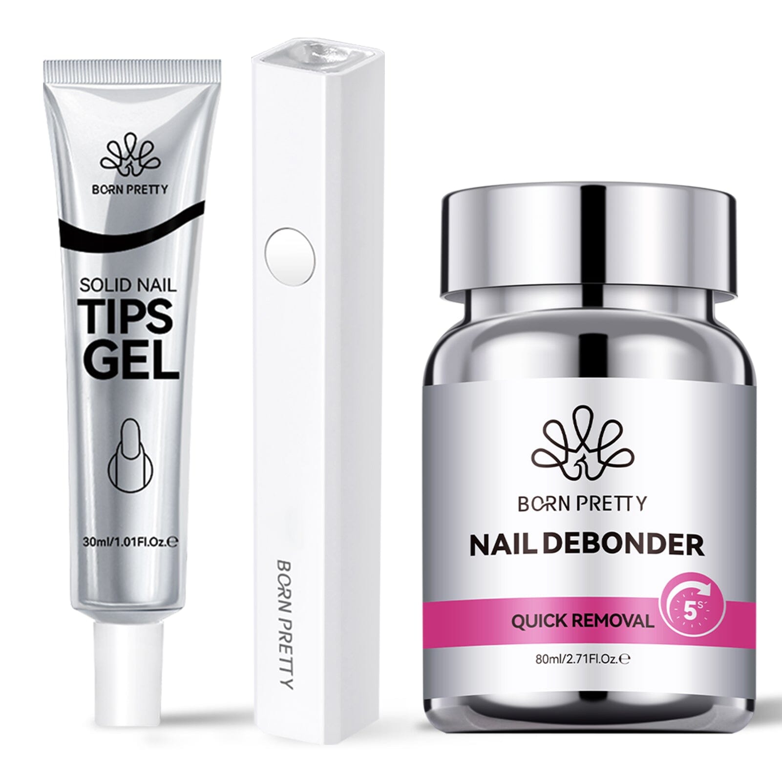 Nail Debonder Quick Removal 80ml Gel Nail Polish BORN PRETTY Set 04