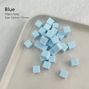50pcs Mini Square Soft Sponges Tools & Accessories No Brand 01