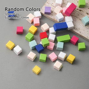 50pcs Mini Square Soft Sponges Tools & Accessories No Brand 04