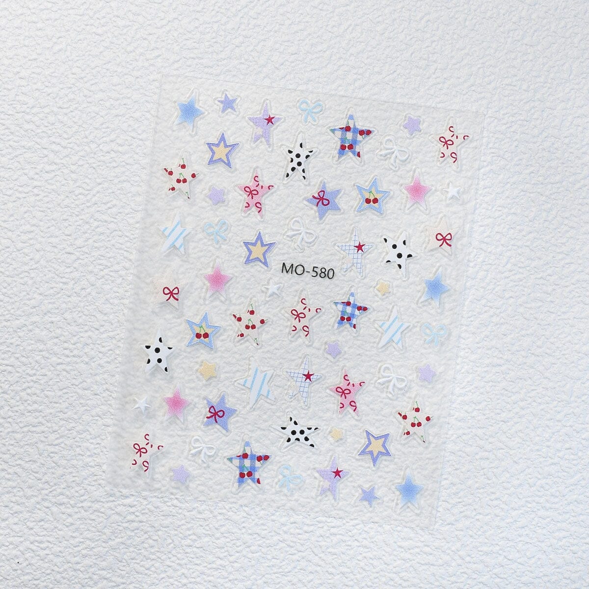 Leopard Star 3D Nail Stickers MO-580 Clearance No Brand