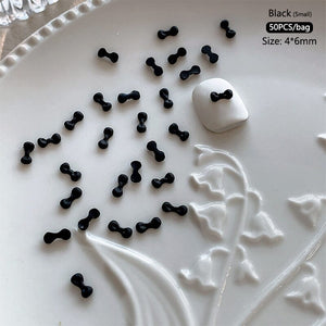 50pcs Bowknot Plastic Nail Art Decorations Nail Decoration No Brand 28