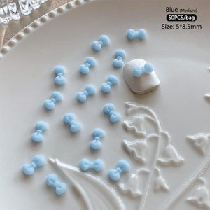 50pcs Bowknot Plastic Nail Art Decorations Nail Decoration No Brand 05