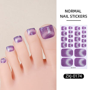 22 Tips Toenail Cat Magnetic Full Cover Nail Stickers ZXJ Series Clearance No Brand ZXJ-0174