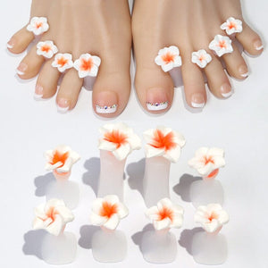 8pcs Silicone Toe Separators #01 Tools & Accessories No Brand