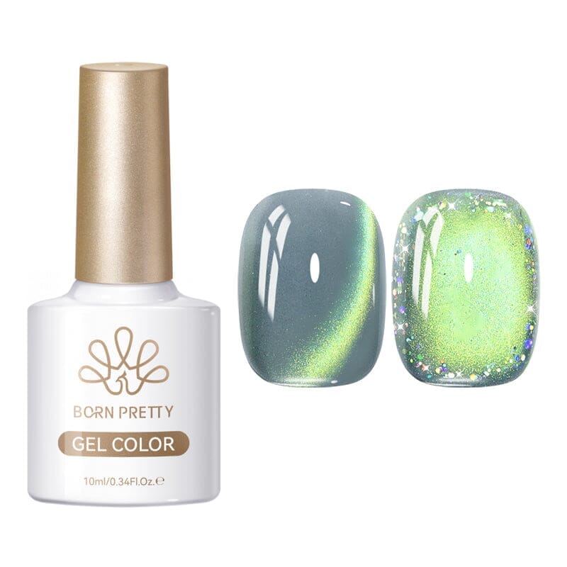 Green Collection Cat Magnetic Gel Polish 10ml Gel Nail Polish BORN PRETTY MY120