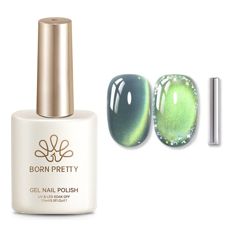 Colored Cat Magnetic Gel MY120 Shadowstar Bamboo 15ml Gel Nail Polish BORN PRETTY