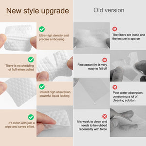 200pcs Nail Cleaning Cotton Pads Tools & Accessories No Brand