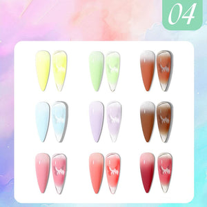 9 Colors Pat Painting Gel Gel Nail Polish No Brand