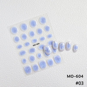 Vortex 3D Nail Stickers MO Series Clearance No Brand
