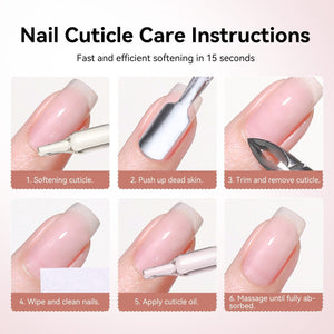 2pcs Set Nail Cuticle Remover & Cuticle Oil 20ml Tools & Accessories BORN PRETTY