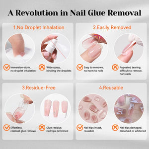 Press On Nail Debonder 80ml Nail Tips NICOLE DIARY