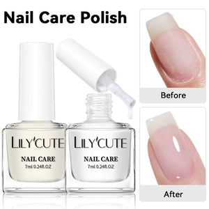 Milky White Nail Strengthener 7ml Nail Care LILYCUTE