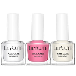 3pcs Set Nail Care Polish 7ml Nail Care LILYCUTE
