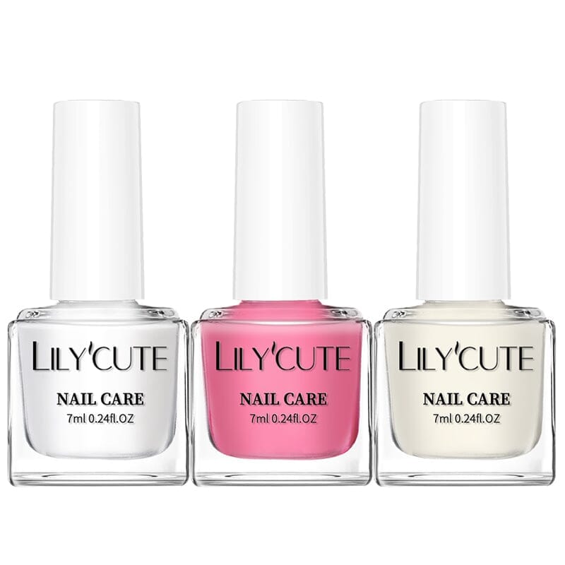 3pcs Set Nail Care Polish 7ml Nail Care LILYCUTE