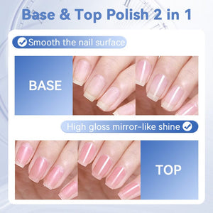 Water-Based Base Top 2 in 1 7ml Nail Polish LILYCUTE