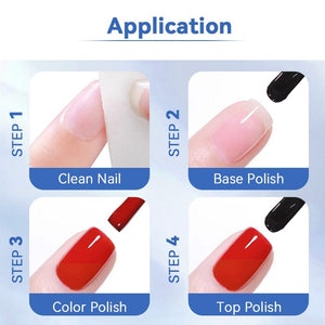 Water-Based Base Top 2 in 1 7ml Nail Polish LILYCUTE