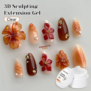 Clear 3D Sculpting Extension Gel 15ml Extension Nail Gel NICOLE DIARY