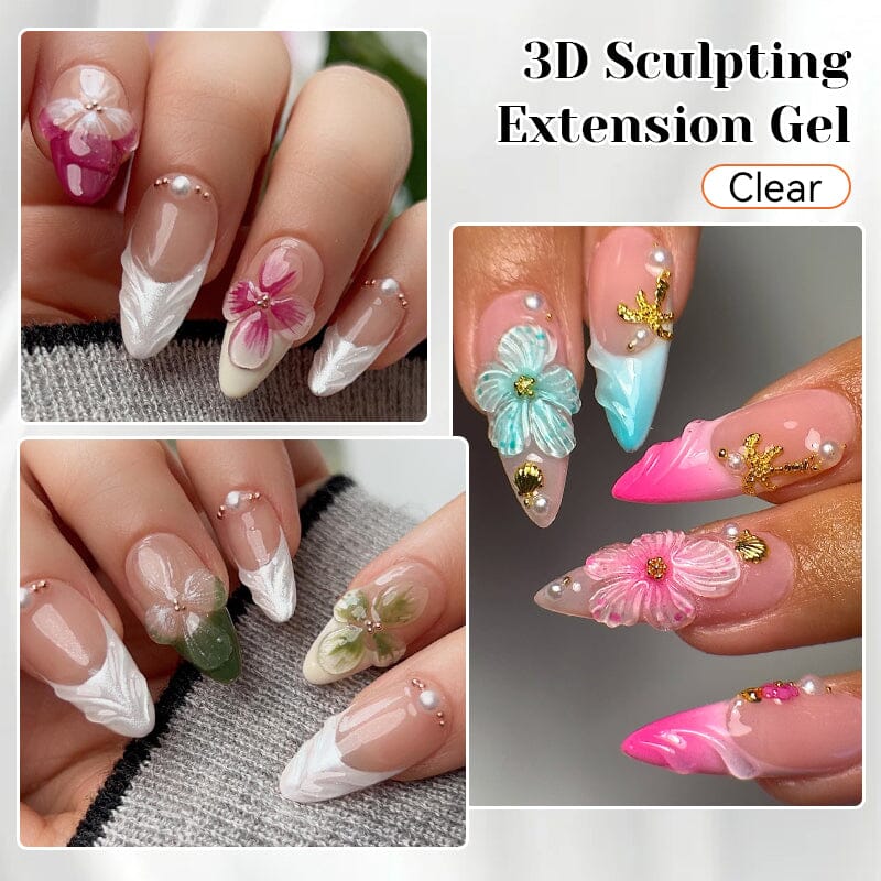 Clear 3D Sculpting Extension Gel 15ml Extension Nail Gel NICOLE DIARY