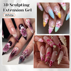 Clear 3D Sculpting Extension Gel 15ml Extension Nail Gel NICOLE DIARY