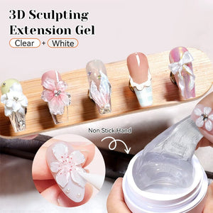 Clear 3D Sculpting Extension Gel 15ml Extension Nail Gel NICOLE DIARY