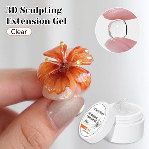 Clear 3D Sculpting Extension Gel 15ml Extension Nail Gel NICOLE DIARY