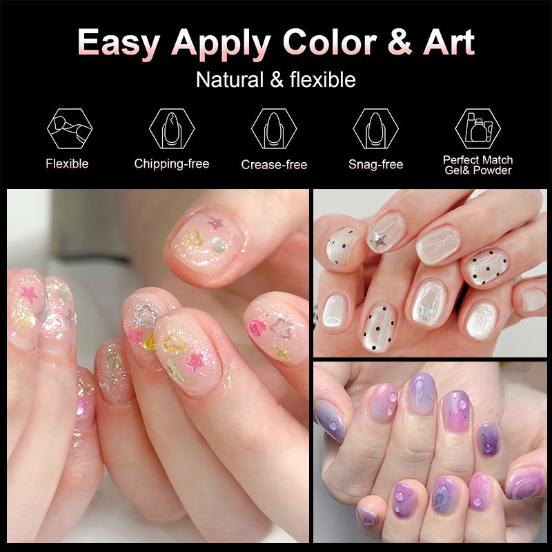 100pcs Short Round Transparent False Nail Tips