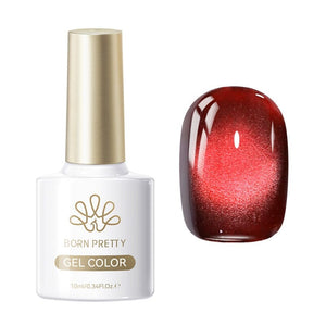 Glass Cat Magnetic Gel MY153 Wishing Apple 10ml Gel Nail Polish BORN PRETTY