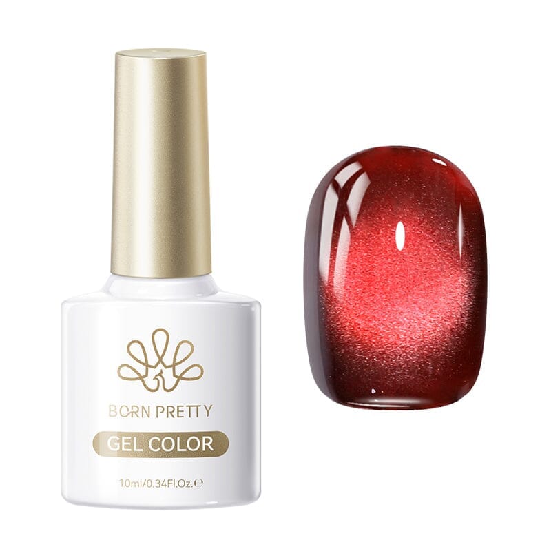 Glass Cat Magnetic Gel MY153 Wishing Apple 10ml Gel Nail Polish BORN PRETTY