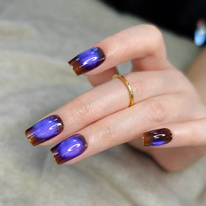 Colored Cat Magnetic Gel MY124 Grape Iced 10ml Gel Nail Polish BORN PRETTY