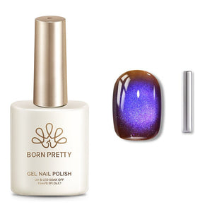 Colored Cat Magnetic Gel MY124 Grape Iced 15ml Gel Nail Polish BORN PRETTY