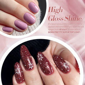 6 Bottles Nail Polish Muted Muse 6ml Nail Polish BORN PRETTY