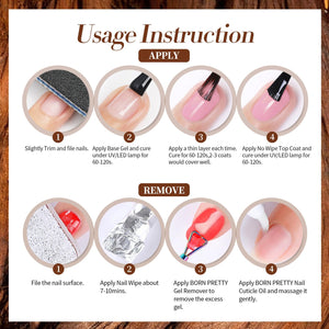 6 Colors HEMA/TPO FREE Glass Cat Magnetic Gel M17 Ebony Rose 7ml Gel Nail Polish BORN PRETTY