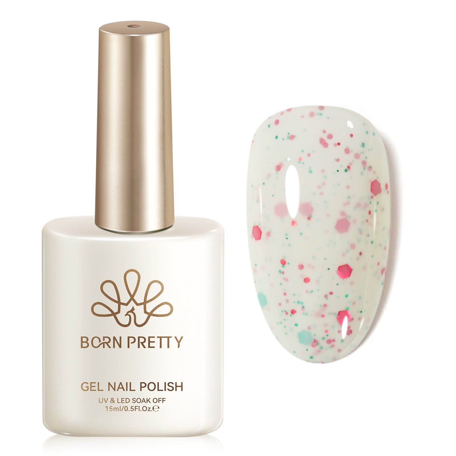 Jelly Gel Polish TS01 Holiday Star 15ml Gel Nail Polish BORN PRETTY