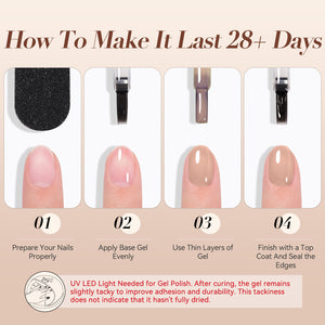 Jelly Gel Polish TS14 Cherry Dew 15ml HEMA/TPO FREE Gel Nail Polish BORN PRETTY