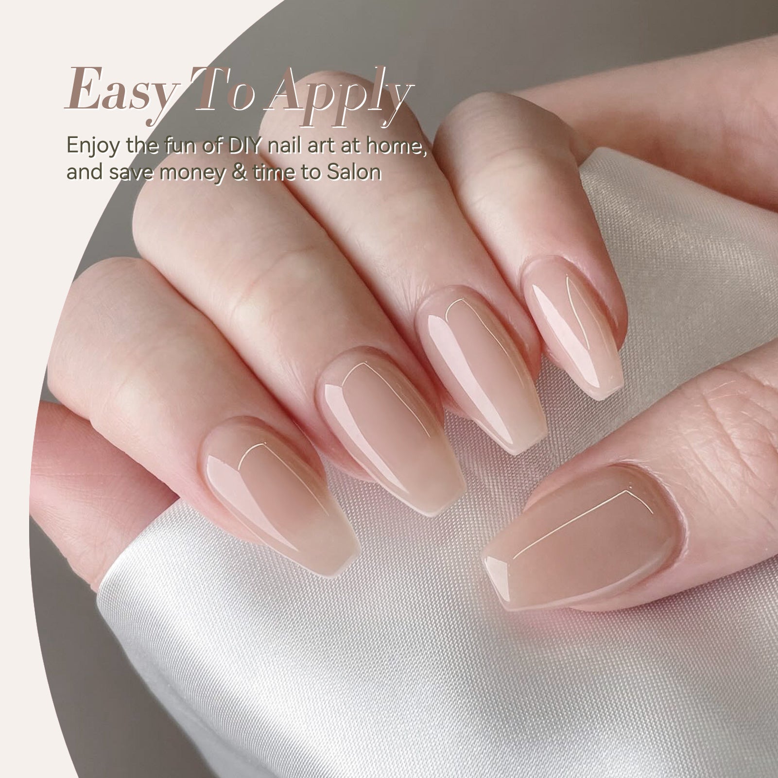 Jelly Gel Polish TS15 Pink Dawn 15ml HEMA/TPO FREE