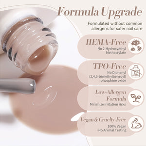 Jelly Gel Polish TS15 Pink Dawn 15ml HEMA/TPO FREE Gel Nail Polish BORN PRETTY